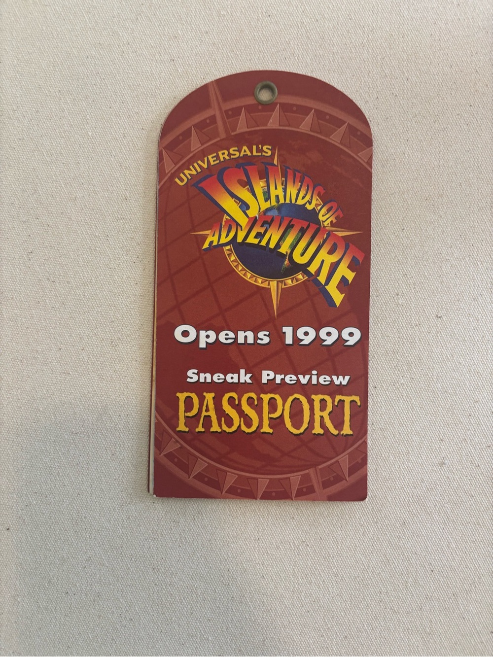 Universal Islands of Adventure Passport